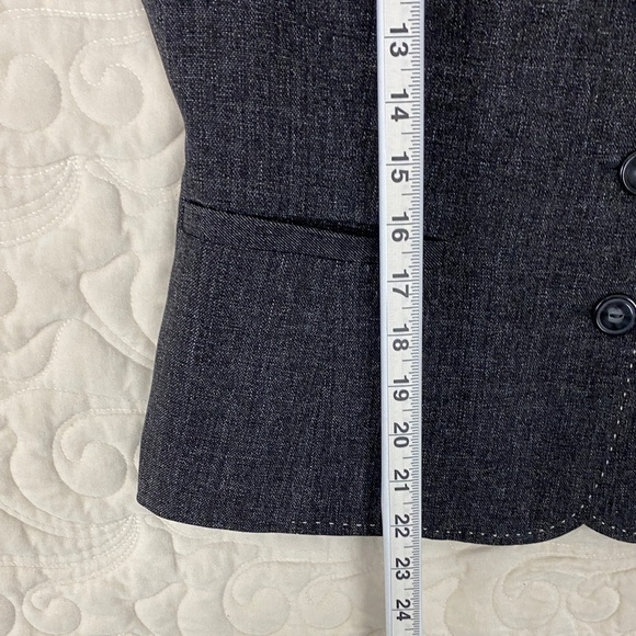Coldwater Creek Dark Gray Blazer Size 8 - Picture 10 of 11